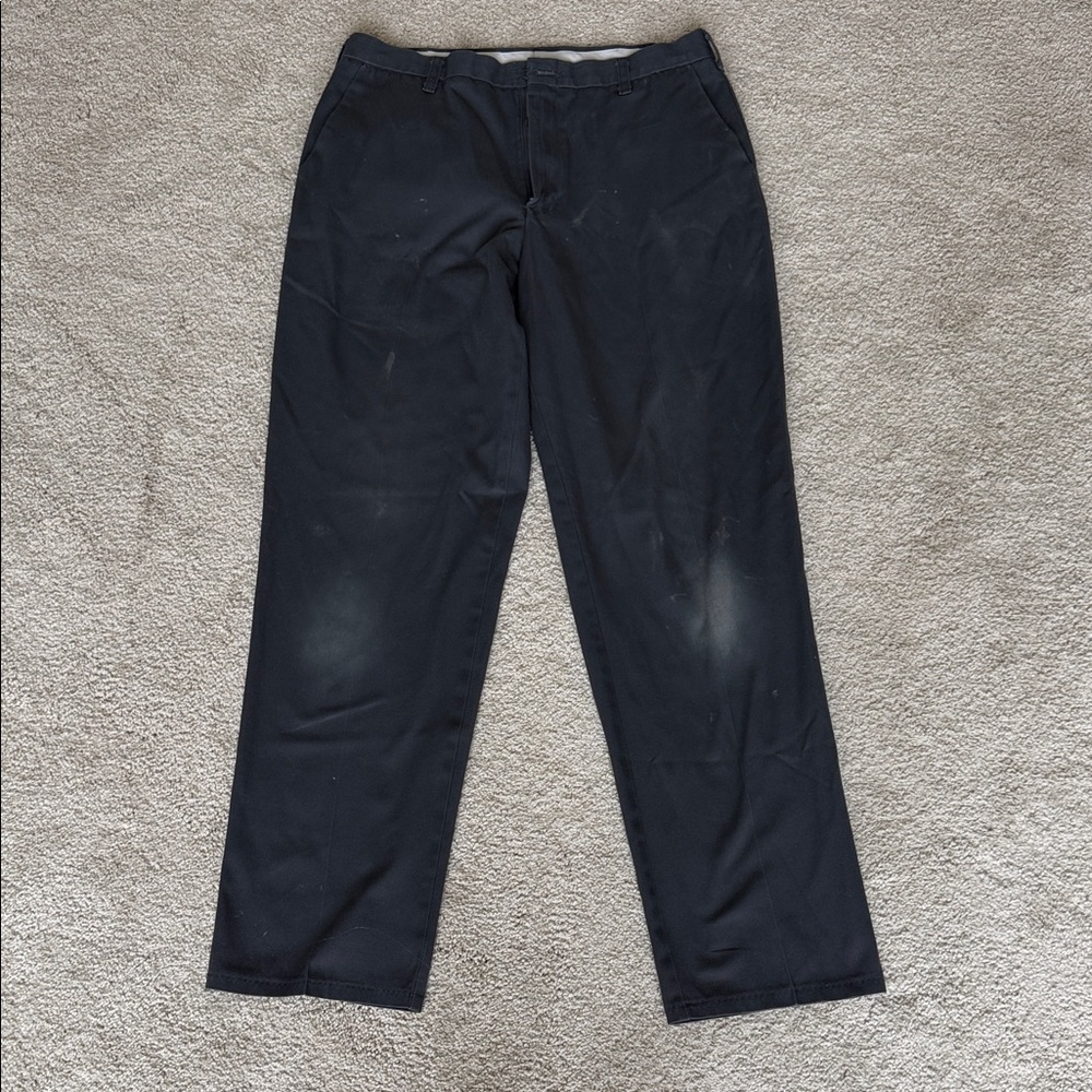 Men's Charcoal Chino Pants - Straight Fit